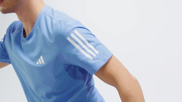 Blauw Own the Run T-shirt