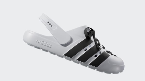 [ADIDAS] ADILET CLOG 2.0 ★JR4027 adidas Adilette Clog 2.0 - White | Free Shipping with