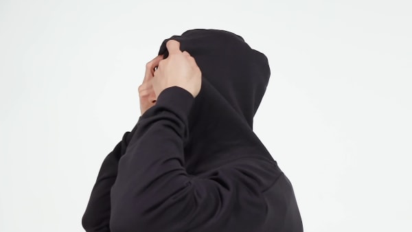 Schwarz Organiser Logo Hoodie