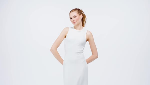 Hvit ALL SZN RIB DRESS