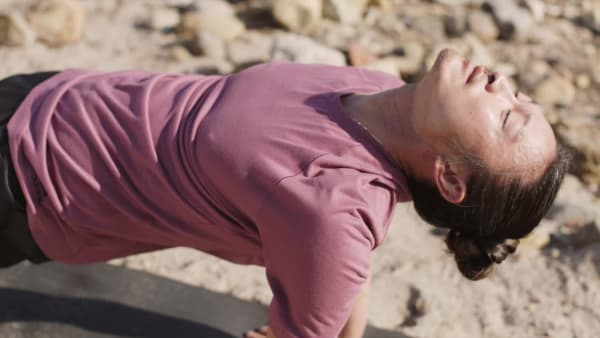 Burgundy Yoga Training Tee