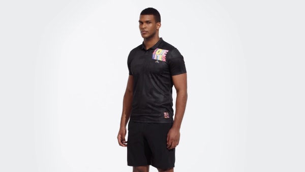 Black Tennis FreeLift Pride Pack Polo Shirt CC815