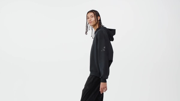 zwart Soft Lux Hoodie