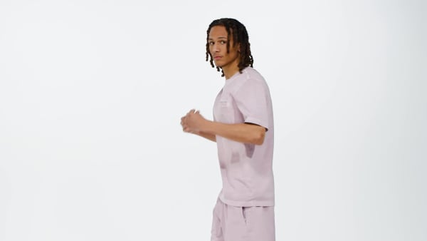 Purple Trefoil Essentials + Dye Pocket T-Shirt