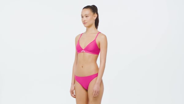 Pink Triangle 2-Way Straps Bikini Set