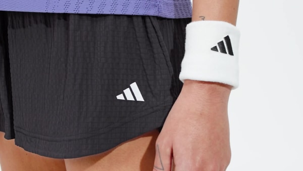 Noir Short de tennis tissu gaufré Pro AEROREADY