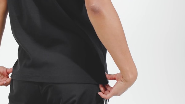 Preto Camiseta Padrão Trefoil