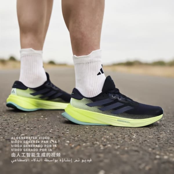 Biru Sepatu Running Supernova Rise 2