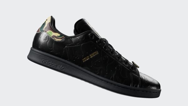 Đen Giày BAPE x adidas Stan Smith