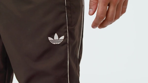 Marron PANTALÓN HALF STRIPES