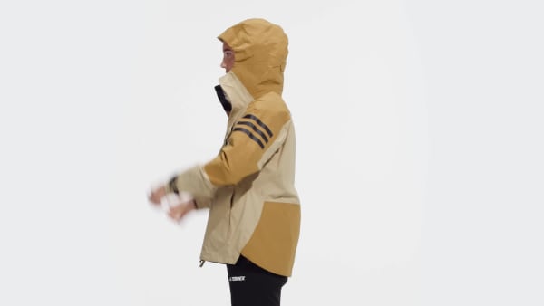 Beige GIACCA DA HIKING TERREX XPLORIC RAIN.RDY IE703