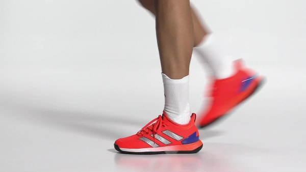 Red adizero Ubersonic 4 Tennis Shoes