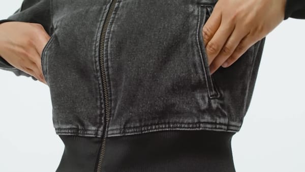 Svart FIREBIRD TRÄNINGSJACKA I DENIM