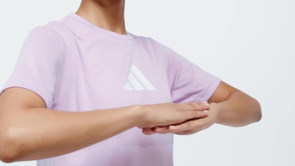 Pourpre T-shirt de training grand logo Train Essentials Performance