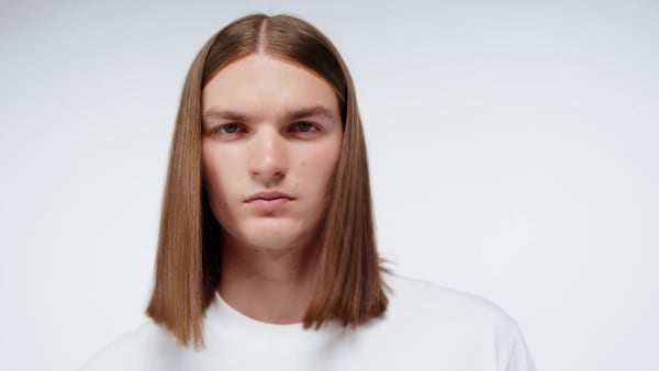 Bleu PANTALON MONOGRAMME AMPLE DENIM