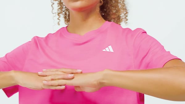 Rosado Polo de Entrenamiento Train Essentials Boxy