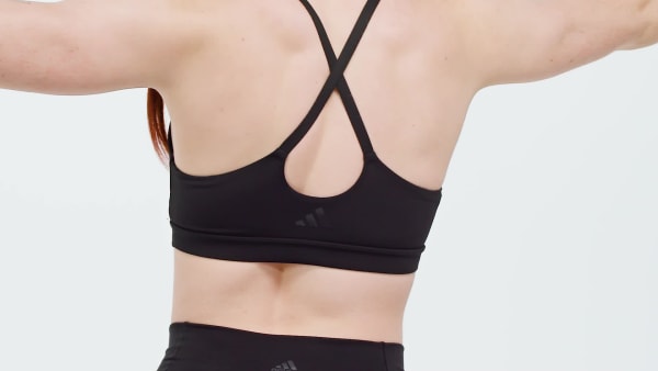 Svart adidas All Me Light Support BH