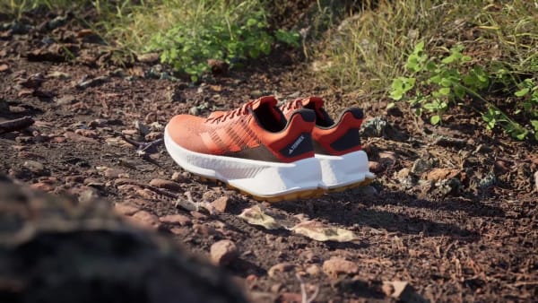 Orange Terrex Soulstride Ultra Trail Running Shoes