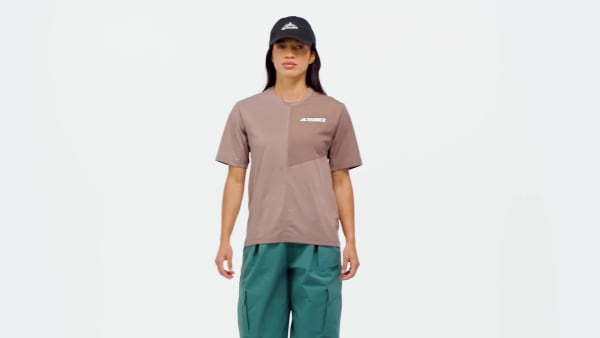 Castanho T-shirt Climacool Multi TERREX