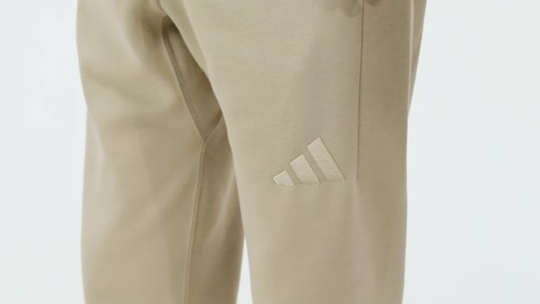 Brown ALL SZN Fleece Regular Tapered Pants