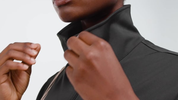 Black 3-Stripes Wrapped Track Suit Dress
