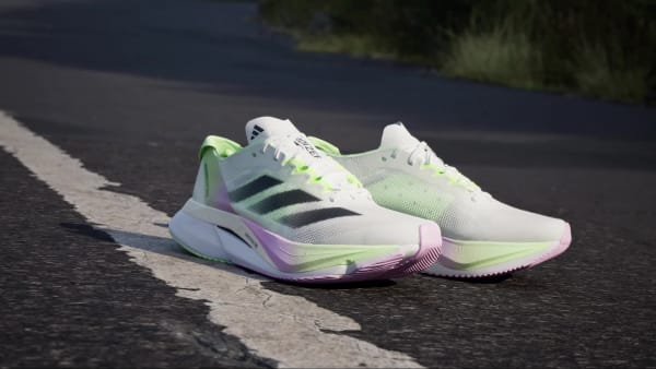 Beyaz Adizero Boston 12 Ayakkabı