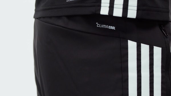 Preto CALÇÕES WORKOUT ESSENTIALS BASE 3 STRIPES WOVEN