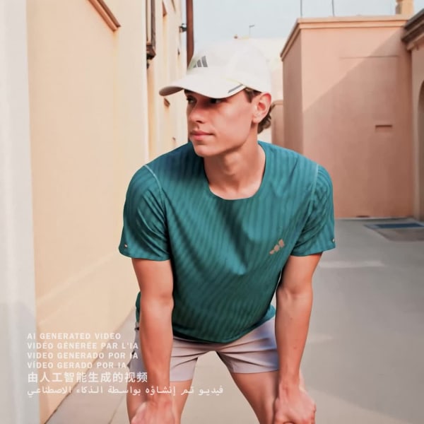 Bialy Running AEROREADY Four-Panel Mesh Cap