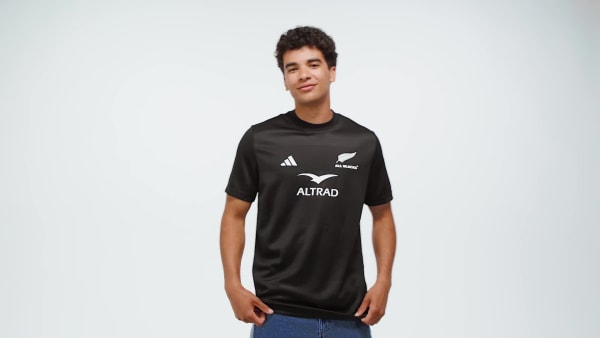 Black All Blacks Supporter Jersey