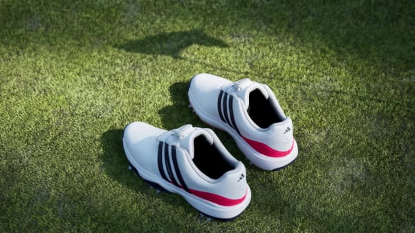 White Tour360 24 BOA Golf Shoes Kids