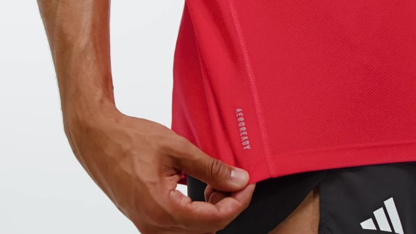Red Own the Run Tee