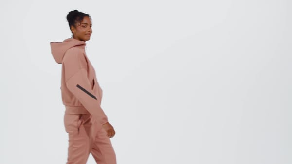 Pink adidas Z.N.E. Full-Zip hættetrøje