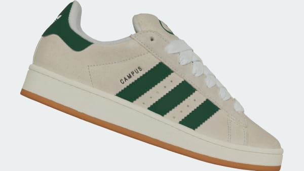 Adidas Campus 00s Shoes - Dark Green / FTWR White / Off White
