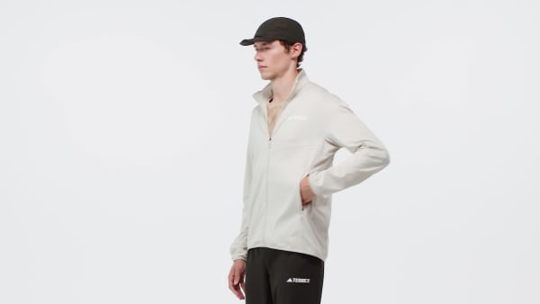 Beige Chaqueta de Tela Fleece con Cierre Frontal Terrex Multi CLIMAWARM