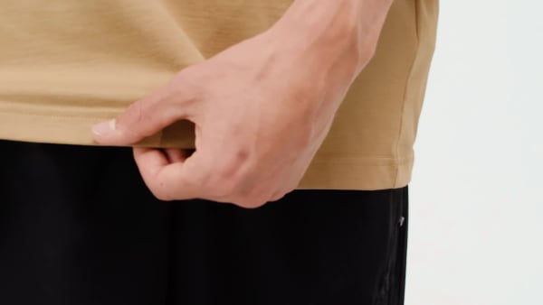 สีน้ำตาล เสื้อยืดทรงหลวม adidas Adicolor 2000s Cali