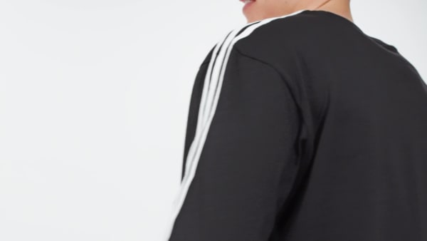 สีดำ เสื้อยืดทรงโอเวอร์ไซส์ Adicolor