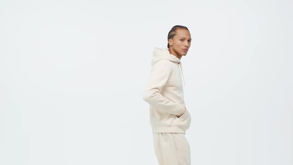 White Trefoil Essentials Hoodie