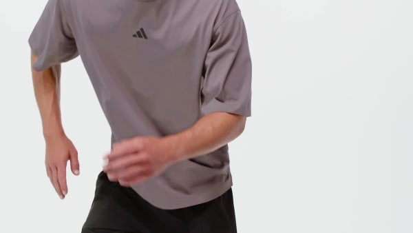 Brown PrimeLift Workout Oversize Tee