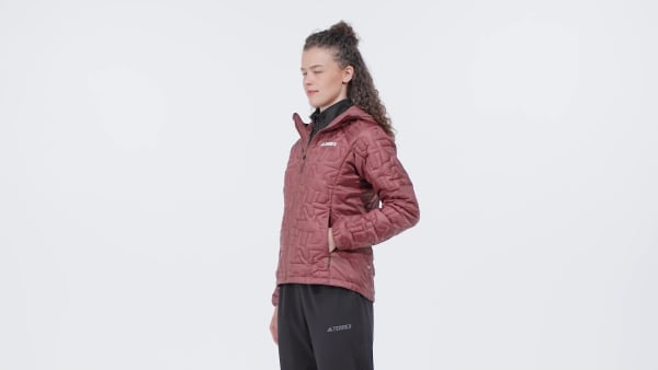 Bordeaux Giacca Terrex Xperior PrimaLoft Loose Fill Insulated Hooded