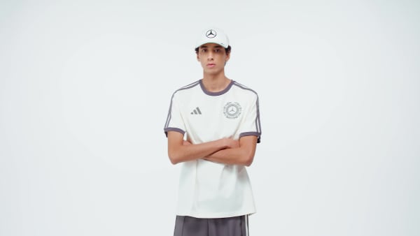 Blanco Camiseta MERCEDES - AMG PETRONAS F1 1 TEAM SILVER ARROWS ICON