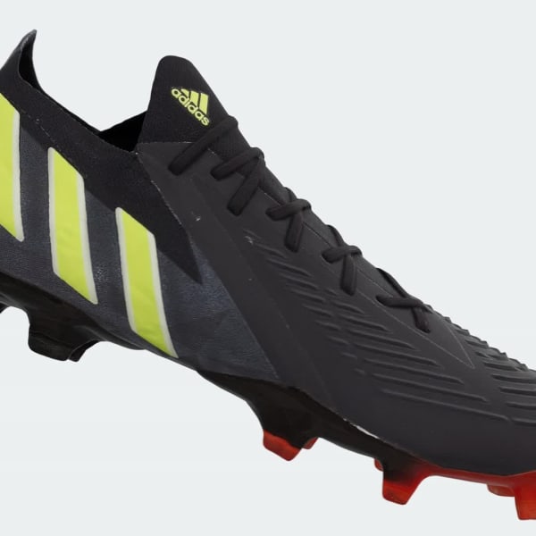 Đen Giày Đá Bóng Firm Ground Low Predator Edge.1