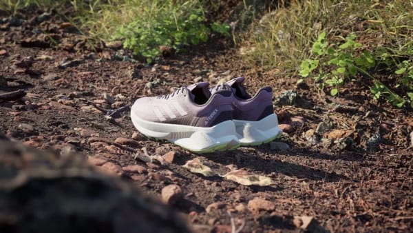 Mor Terrex Soulstride Flow Arazi Koşu Ayakkabısı