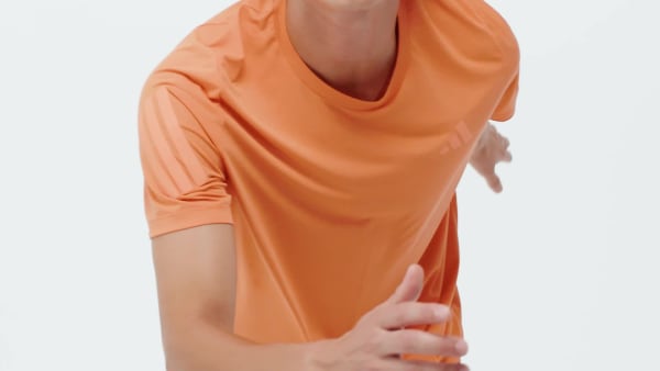 Oransje adi365 Climacool T-skjorte