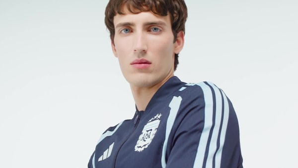 สีน้ำเงิน เสื้อแจ็คเก็ต Argentina 26 Tiro Presentation