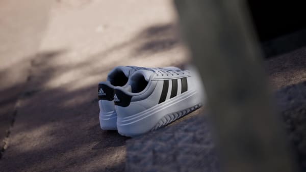 Wit Grand Court Platform Schoenen