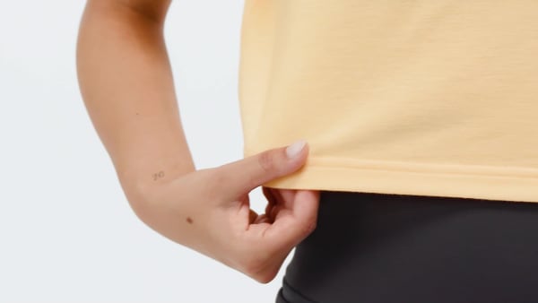 Orange Train Essentials Boxy Workout Tee