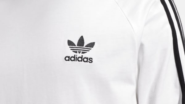 Adidas 3 sales stripe long sleeve
