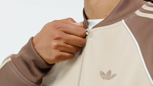 Beige SST 루즈 트랙 탑