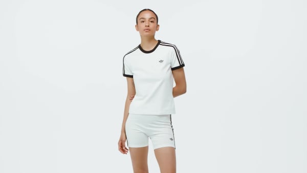 Blanco PLAYERA 3 FRANJAS AJUSTE CEÑIDO