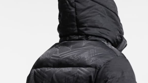 cierna Bunda adidas Rekive Down Regen Hooded Puffer NQ364